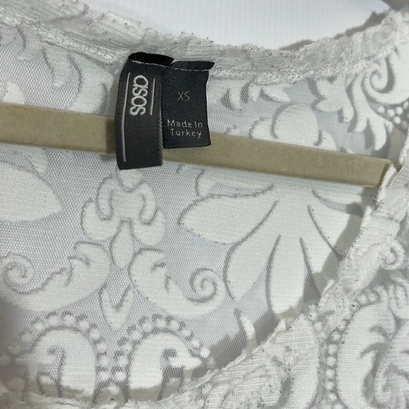 ASOS WHITE TOP SIZE XS - Picture 3 of 6